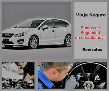 puntos de seguridad en un autom�vil