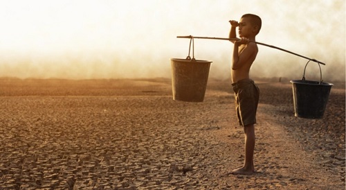 una poblaci�n e incluso una naci�n puede quedarse sin agua
