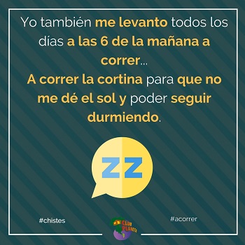 chiste a correr