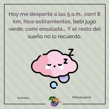 me despert�...